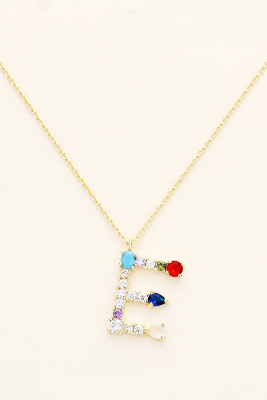 Bright Initial Necklace