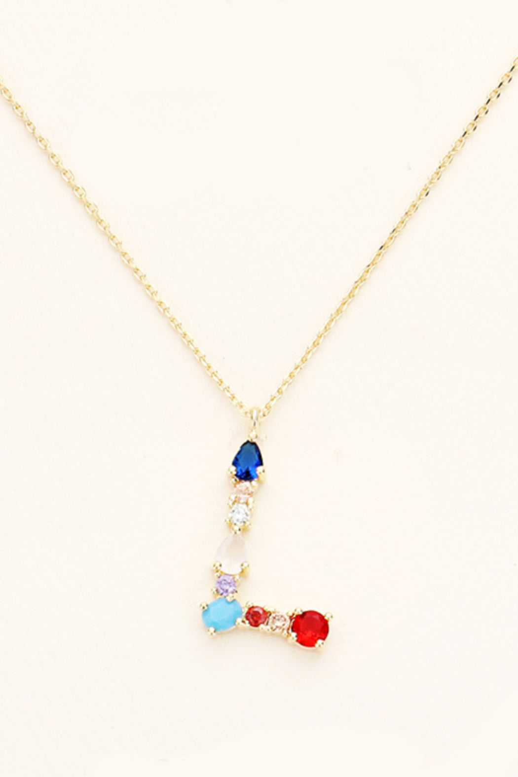 Bright Initial Necklace