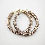 Rainbow Colorful Rhinestone Crystal Hoop Earring For Women And Girls Party Gift Jewelry Accessories