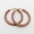 Rainbow Colorful Rhinestone Crystal Hoop Earring For Women And Girls Party Gift Jewelry Accessories