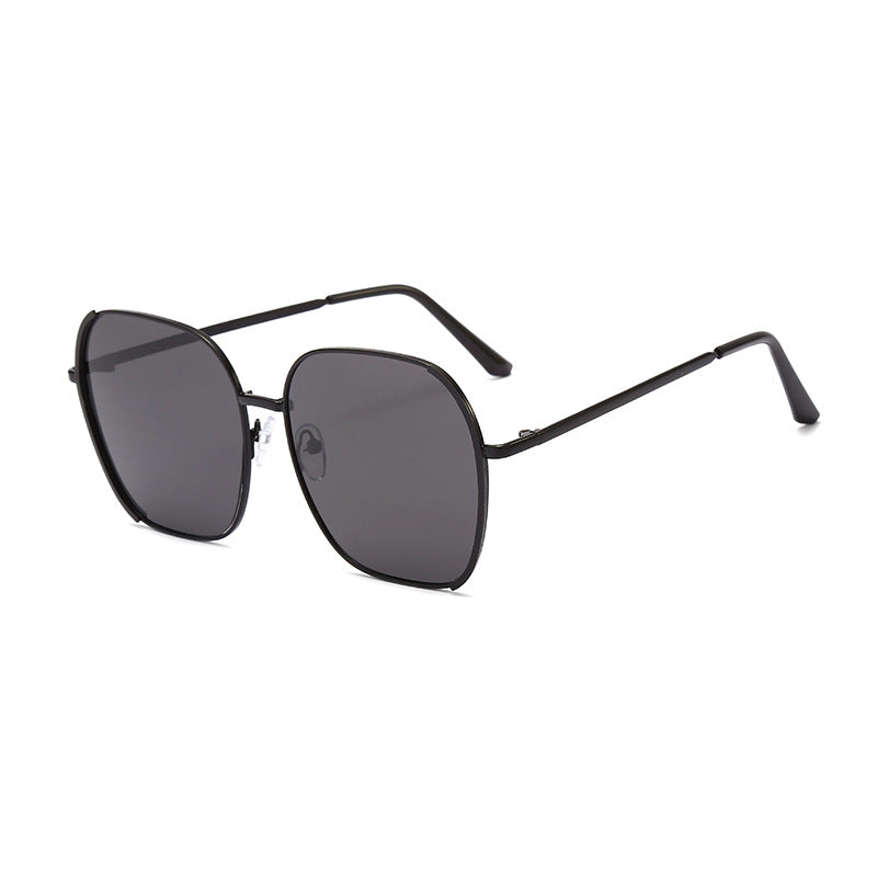 2021 new net red fashion sunglasses men's Korean square elliptical jug mirror women's personality anti-UV glasses