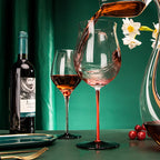 Riedel red collar Bordeaux Crystal glass wine glass artificial blown red black wine cup champagne glasses