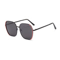 2021 new net red fashion sunglasses men's Korean square elliptical jug mirror women's personality anti-UV glasses