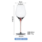 Riedel red collar Bordeaux Crystal glass wine glass artificial blown red black wine cup champagne glasses