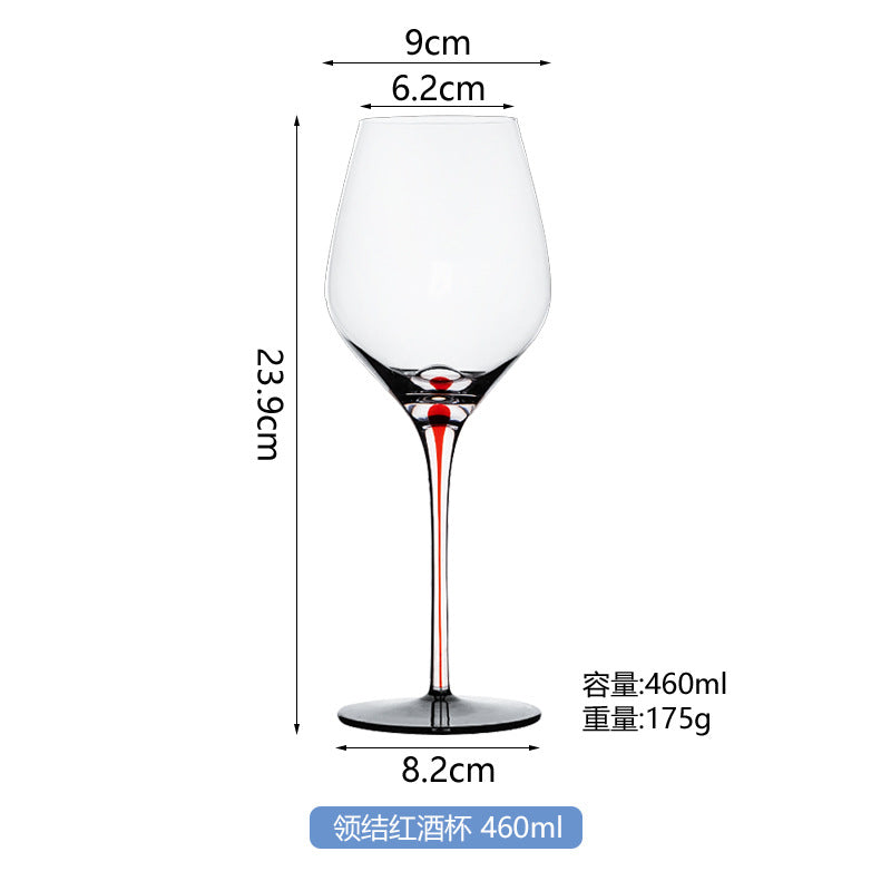 Riedel red collar Bordeaux Crystal glass wine glass artificial blown red black wine cup champagne glasses