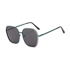 2021 new net red fashion sunglasses men's Korean square elliptical jug mirror women's personality anti-UV glasses