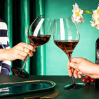 Riedel red collar Bordeaux Crystal glass wine glass artificial blown red black wine cup champagne glasses