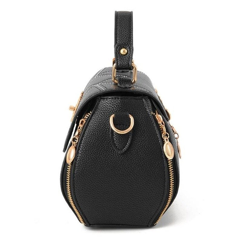 Flap V Brand Womens Bag Luxury Leathe Handbags Shell thread Ladies Clutch Designer Bag Sac A Main Femme Bolsas Women'sTote Purse