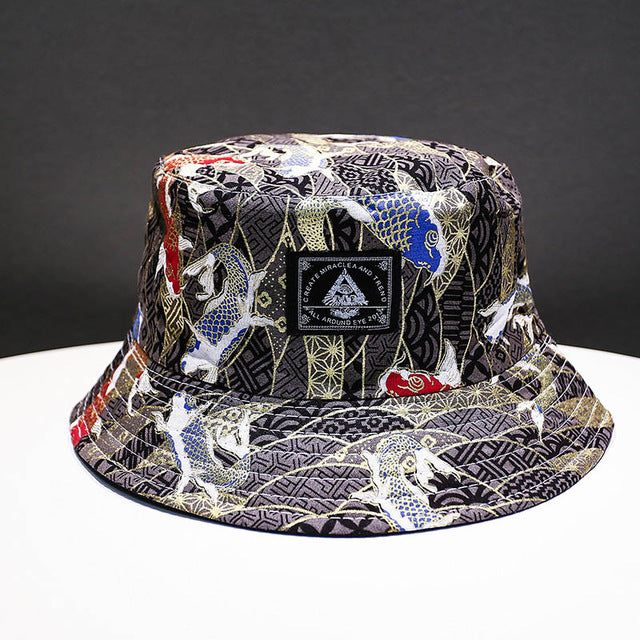 Soft Bucket Hat Man Women Outdoor Sports Hip Hop Cap Floral Double Side Summer Cotton Fishing Sun Hat Panama For Newest Hats