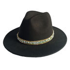 Two tone Fedoras Jazz Hats Cowboy Hats For Women And Men Double-sided Color Cap Red With Black Wool Bowler Hat Wholesale шапка