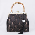 Wood Hand lock Shell Bags Vintage Designer Bag Women Shoulder Crossbody Bag Chain Tote Women&#39;s Handbags Purses free shipping